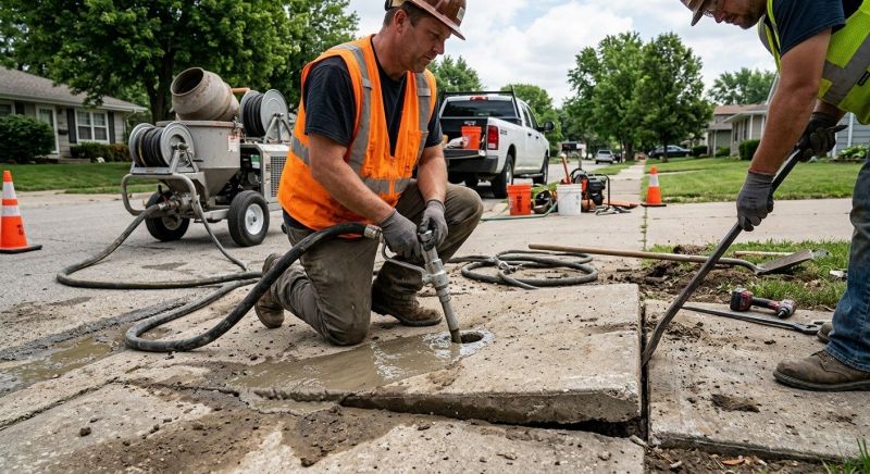 Concrete Settlement Repair in Miami Dade County, FL