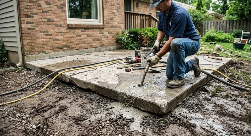 Patio Raising in Miami Dade County, FL