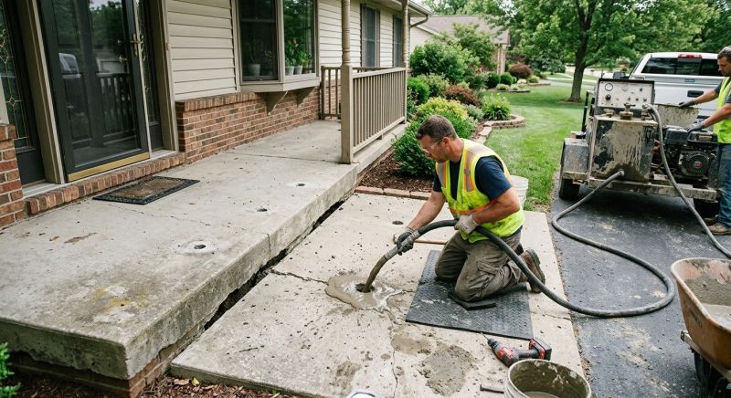 Porch Leveling in Des Moines, IA