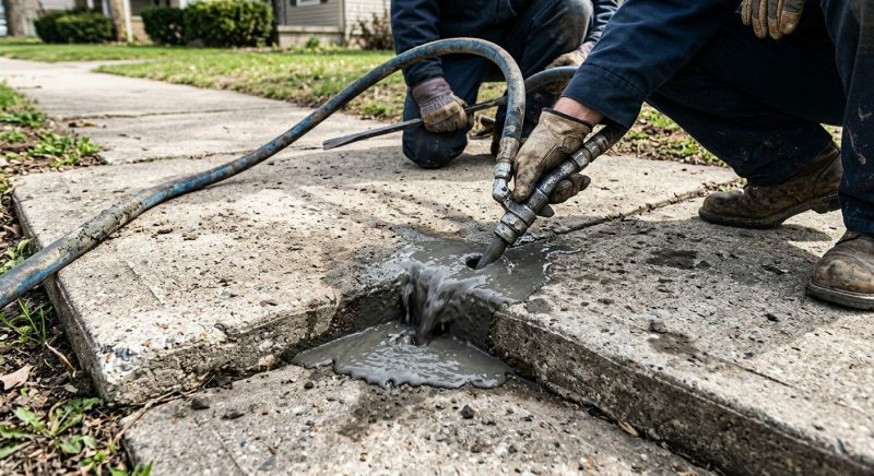 Sidewalk Raising in West Des Moines, IA